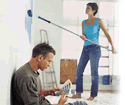 painting a room