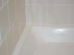 caulking a shower